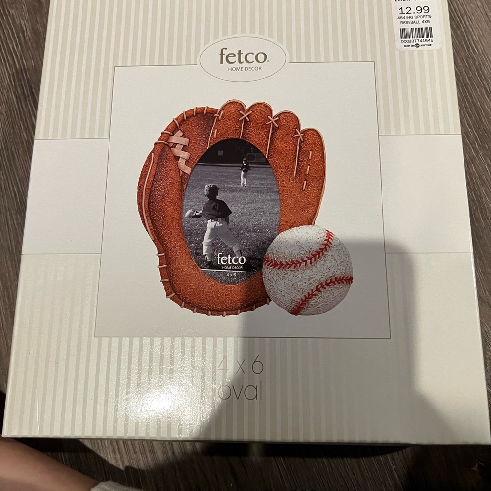 ⭐️ 3/$20 PLAY BALL! Fecto 4x6 Baseball Picture Frame- NIB - Picture 2 of 2